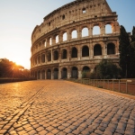 Ancient Colosseum arena.