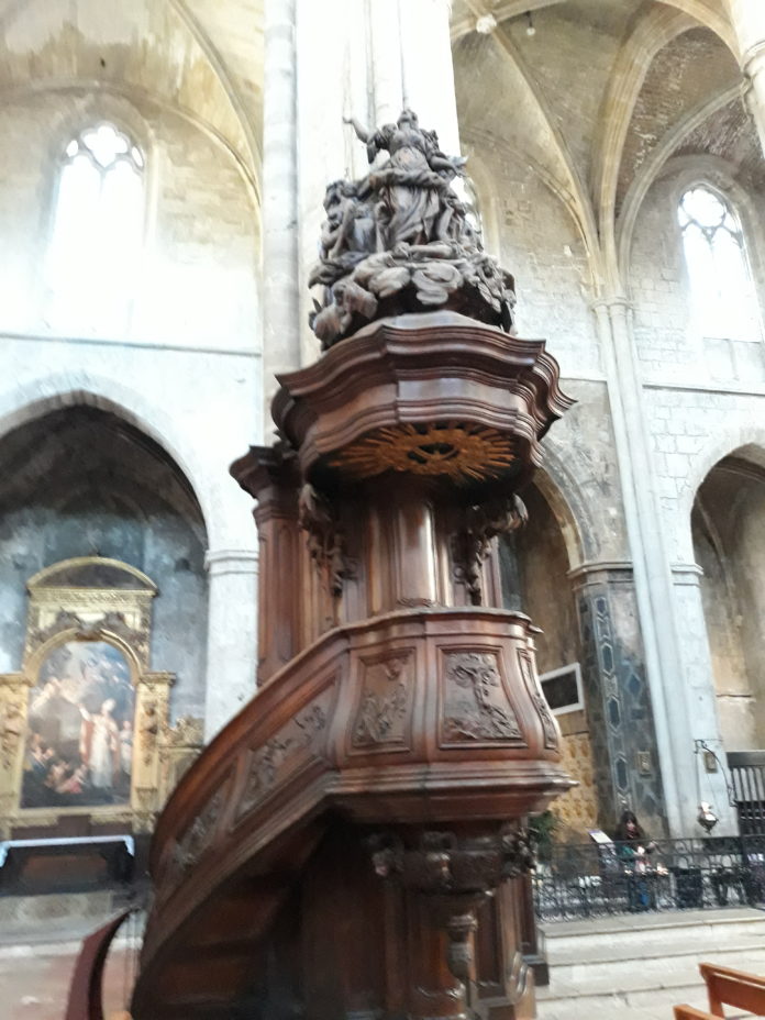 Pulpito santa maddalena Basilica Saint Maxim