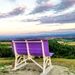 big bench lavanda a Cuccaro Monferrato