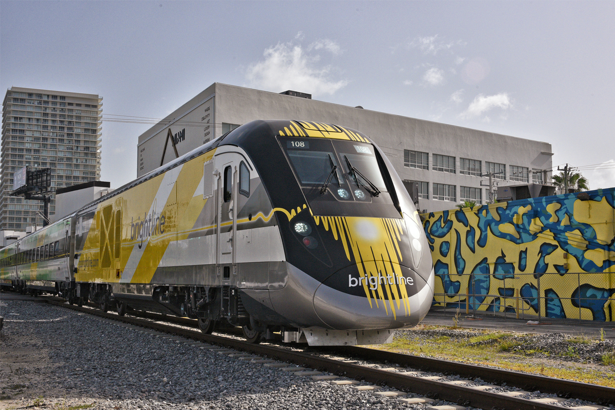 New in the US: By train between Orlando and Miami with Brightline